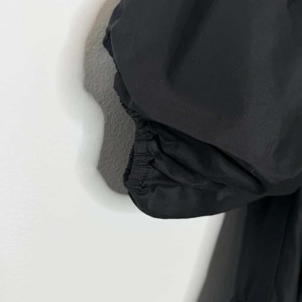 Eloquii Black Puff Sleeve Tiered Maxi Dress - Picture 5 of 12